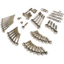 12-Point External Engine Fastener Kit — Silver, Not for '23 models with 121" VVT motors