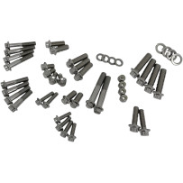 M8 Road Glide 12-Point Chassis Trim Kit — Polished stainless steel