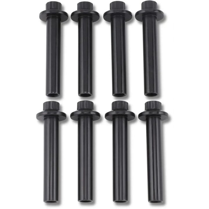 Juego de pernos de culata — brida de 12 puntos, negro