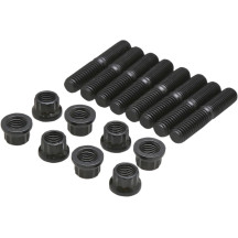 Juego de espárragos y tuercas para eje de balancín — Negro oxidado