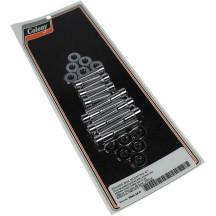 Rocker Cover Bolt Kit — Chrome, Silver, Polished