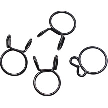 Refill Clamp Kit for Fuel Line — 15.2 mm (0.6"), 4-pack, Black