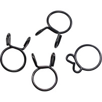Refill Clamp Kit for Fuel Line — 15.2 mm (0.6"), 4-pack, Black