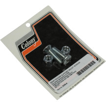 Rear Fender Support Mounting Screws/Nuts — 3/8"-24 x 15/16", zinc