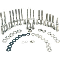 12-Point External Engine Fastener Kit — Silver