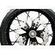 Holeshot Front Floating Brake Rotor Bolt Kit — Black, Titanium
