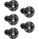 Holeshot Brake Rotor Bolt Kit — 3/8-16 x 25.4 mm (1\"), Titanium, Black Polished