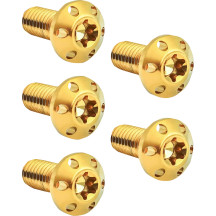Holeshot Brake Rotor Bolt Kit — 3/8"-16, 25.4 mm (1"), Gold