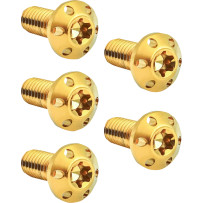 Holeshot Brake Rotor Bolt Kit — 3/8"-16, 25.4 mm (1"), Gold