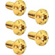 Holeshot Brake Rotor Bolt Kit — 3/8-16, 25.4 mm (1"), Gold