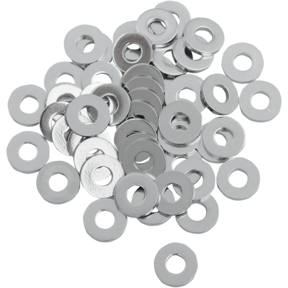 Replacement AN and Machine Washers — 1/2" inside diameter, 50 pack, silver