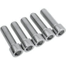 Socket Head Pulley Bolts — 5 pack, SAE, silver