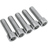 Socket Head Pulley Bolts — 5 pack, SAE, silver