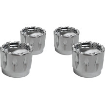 Tapas para pernos de culata — perno de culata, cromo, paquete de 4