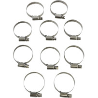 Embossed Stainless Steel Hose Clamps — 25 mm–40 mm