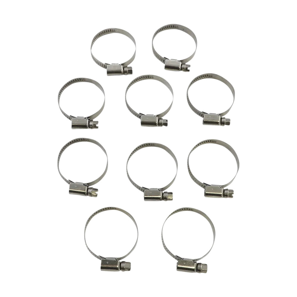 Embossed Stainless Steel Hose Clamps — 25 mm–40 mm