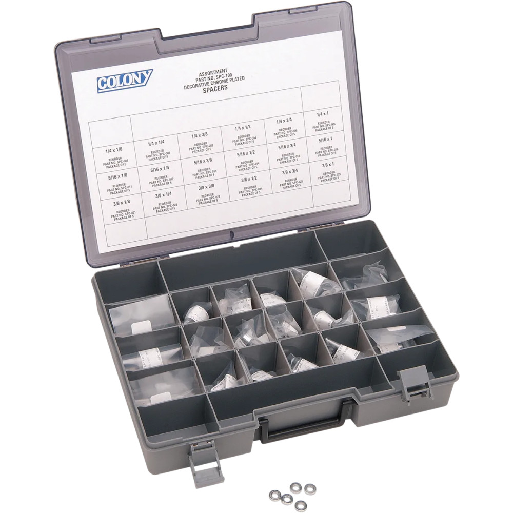 Spacers — 5/16" bolt, 25.4 mm (1")