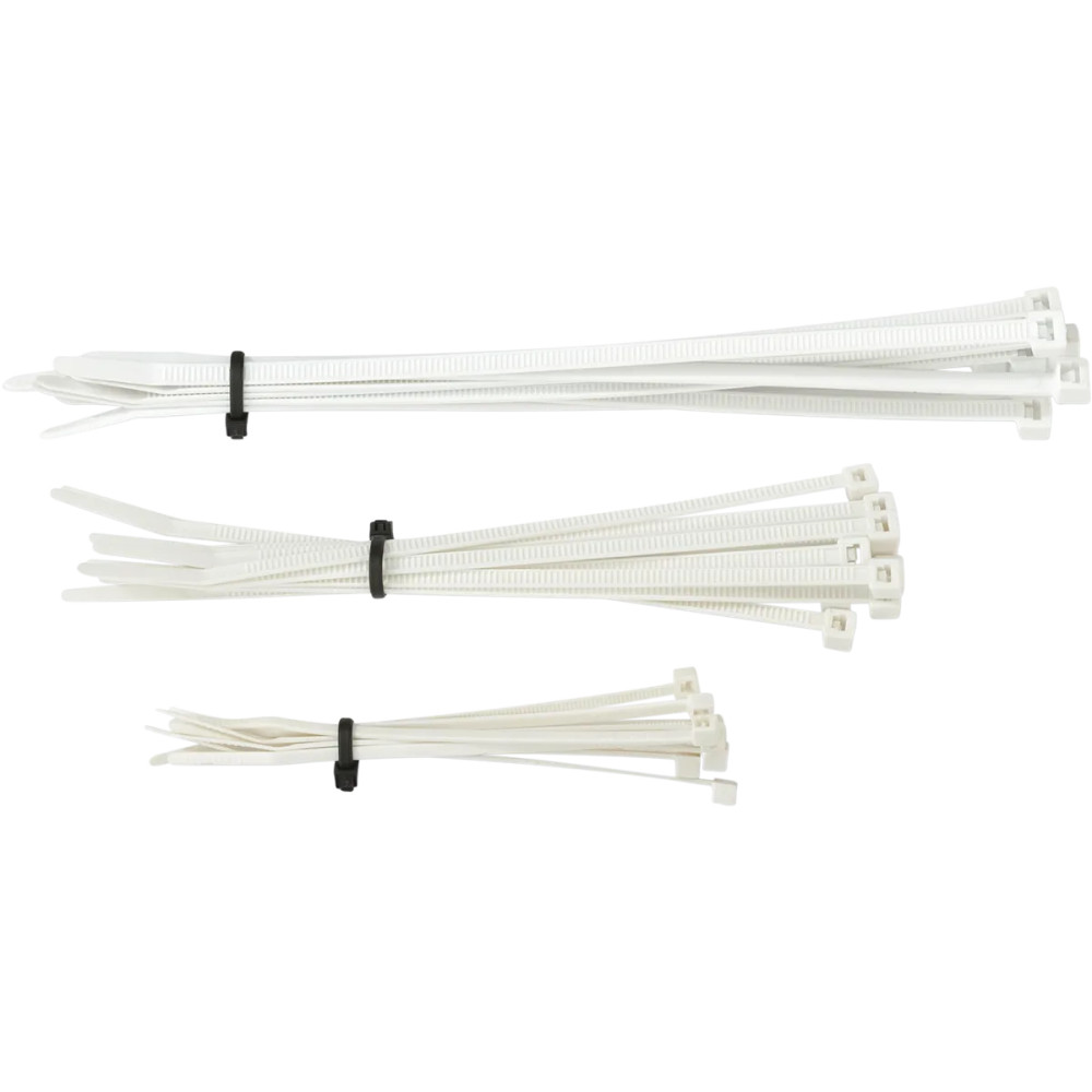 Bridas para cables — paquete de 30, blanco