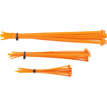 Bridas para cables — naranja, pack de 30