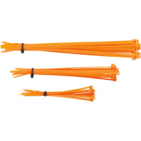 Cable Ties — orange, 30 pack
