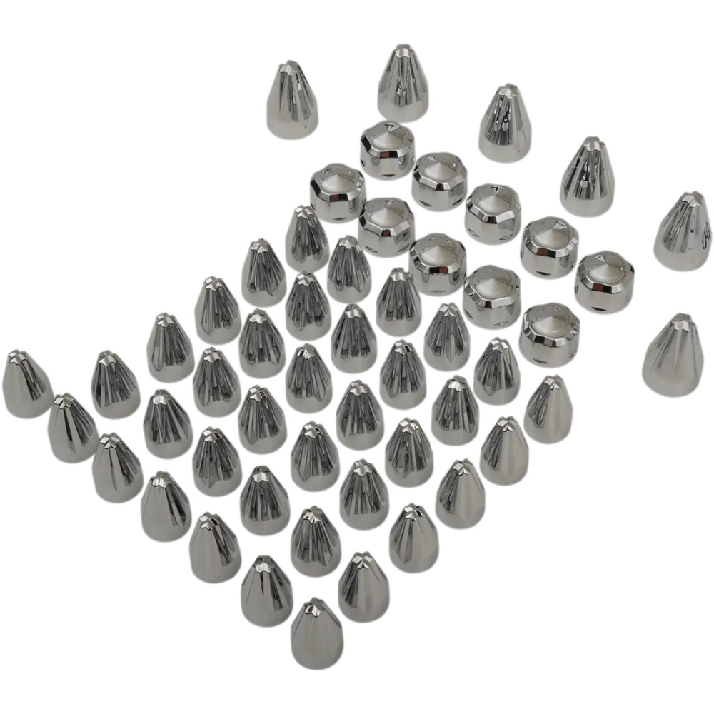 Tapas para pernos del motor — Cromado, Juego