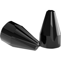 Tapas para pernos del motor — Negro, juego