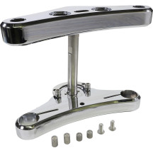 41 mm Raked Triple Tree — 5° rake, Chrome