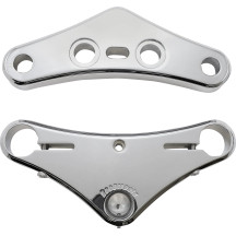 41 mm Raked Triple Tree — 7°, Chrome