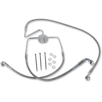 Extended Length Stainless Steel Brake Line Kit — 16", 27-1/2", Front, Oversize +2"