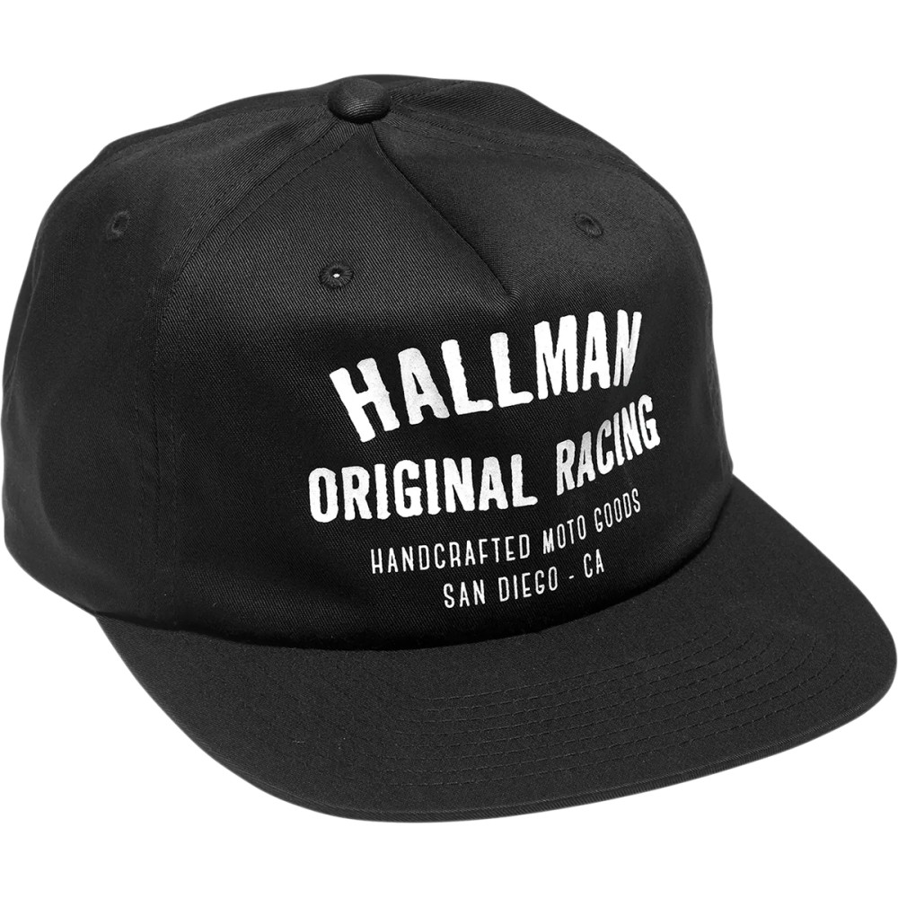 Hallman Tried & True Hat — One Size, Black, Snapback