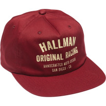 Hallman Tried & True Hat — Snapback, One Size, Red