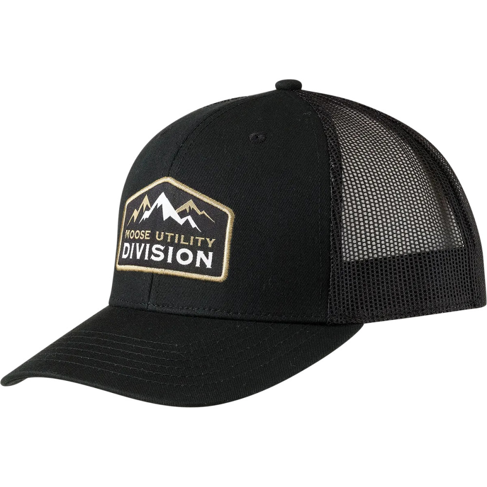 MUD Mountain Hat — One Size, Snapback, Black