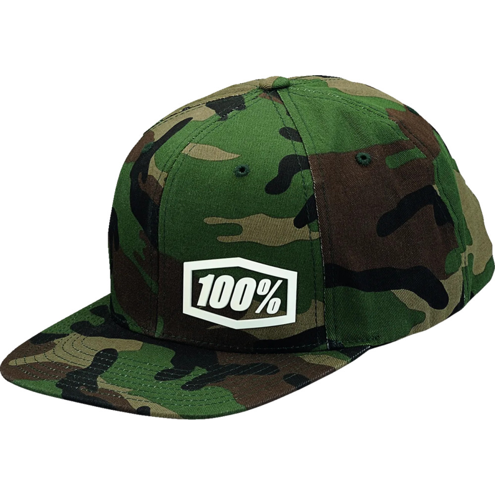 Machine Snapback Hat — One Size, Snapback, Green