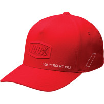 Shadow Flexfit® Hat — S/M, Red