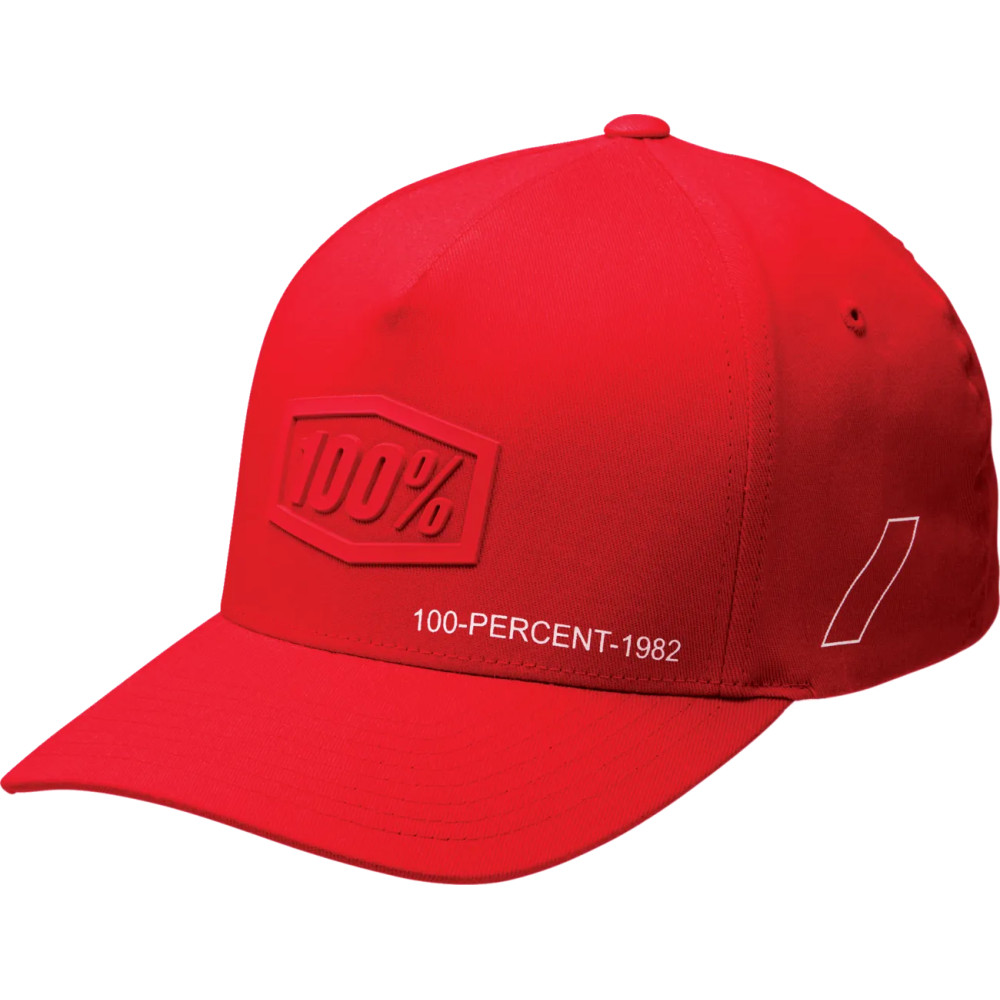 Shadow Flexfit® Hat — S/M, Red