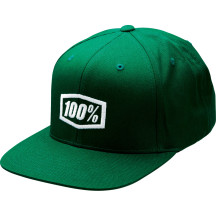 Icon Snapback Hat — One Size, Snapback, Green