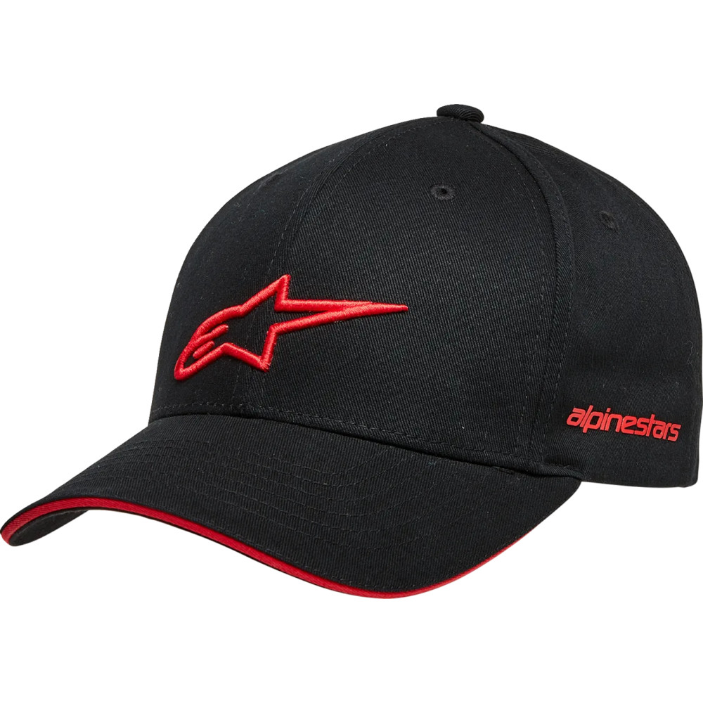 Gorra Rostrum — Talla única, Visera curva, Negro