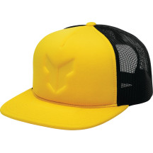 Shadow Hat — One Size, Snapback, Black, Yellow