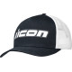 Gorra Icon Slant™ — Talla única, Snapback, Negro/Blanco