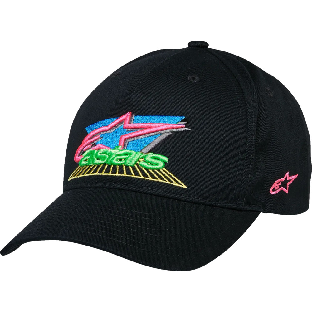 Vivid Hat — One Size, Snapback, Black