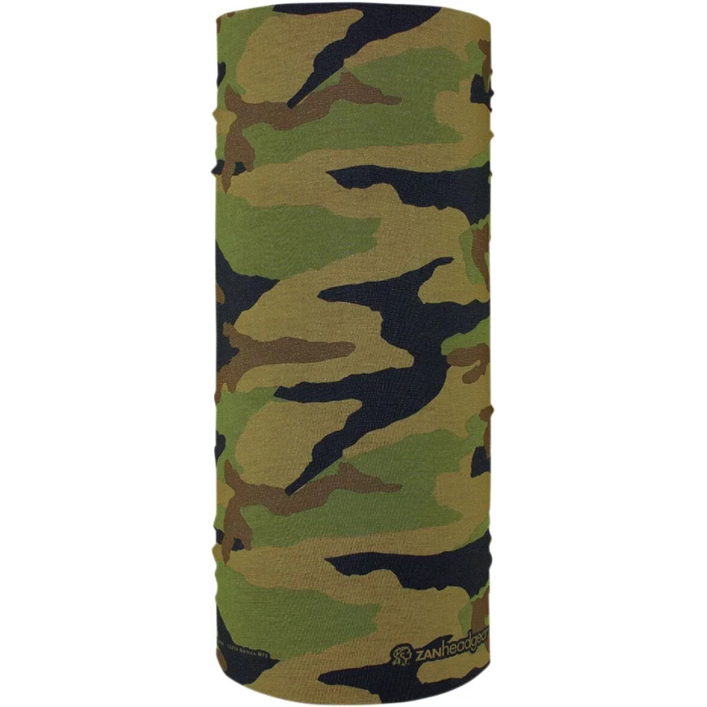Motley Tube® Neck Tube — One Size, Black/Green, Woodland Camo