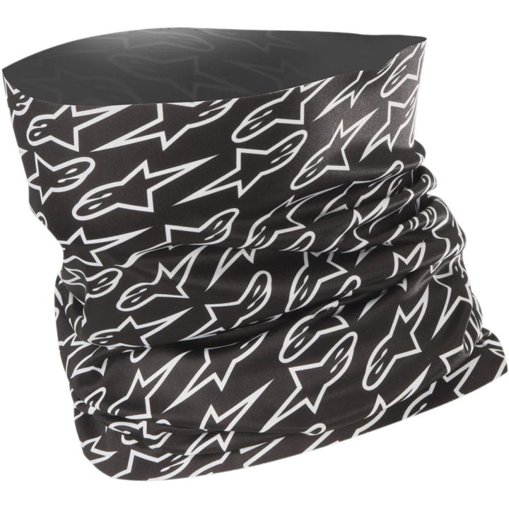 Tubo para el cuello — Talla única, Negro, Blanco