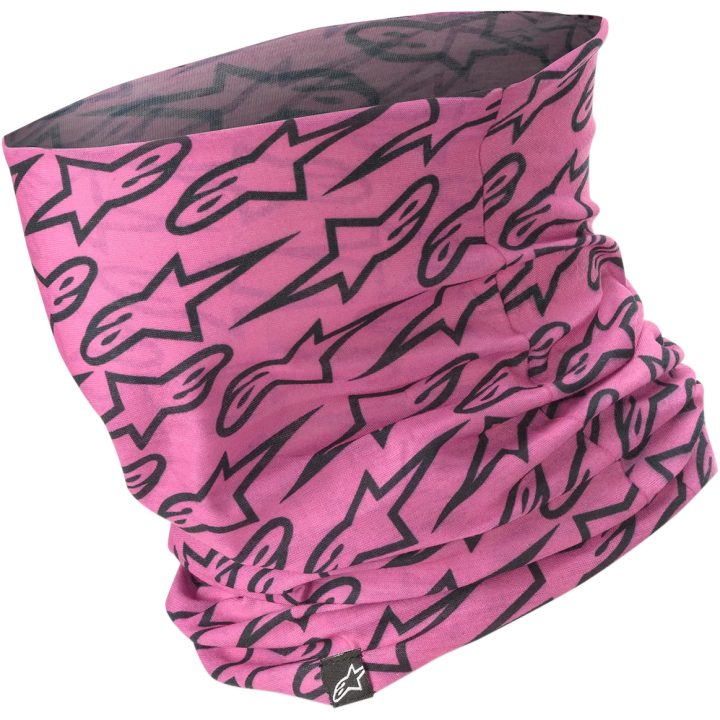 Tubo de cuello — Talla única, Negro, Rosa
