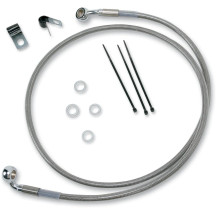 Extended Length Stainless Steel Brake Line Kit — 120 cm (47-1/4"), Oversize +5.1 cm (2")