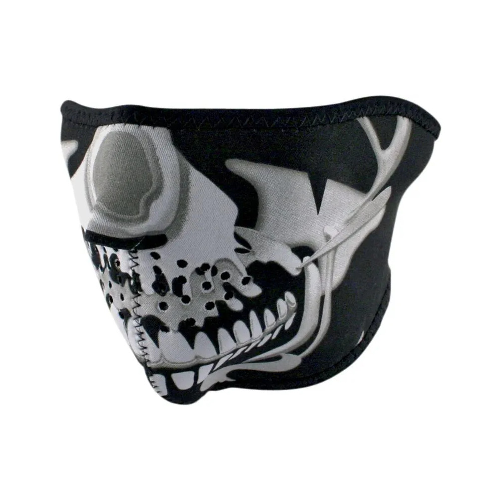 Neoprene Half Mask — One Size, Black, Light Gray