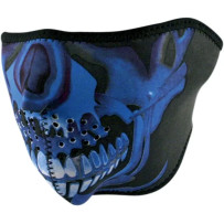 Neoprene Half Mask — One Size, Black, Blue