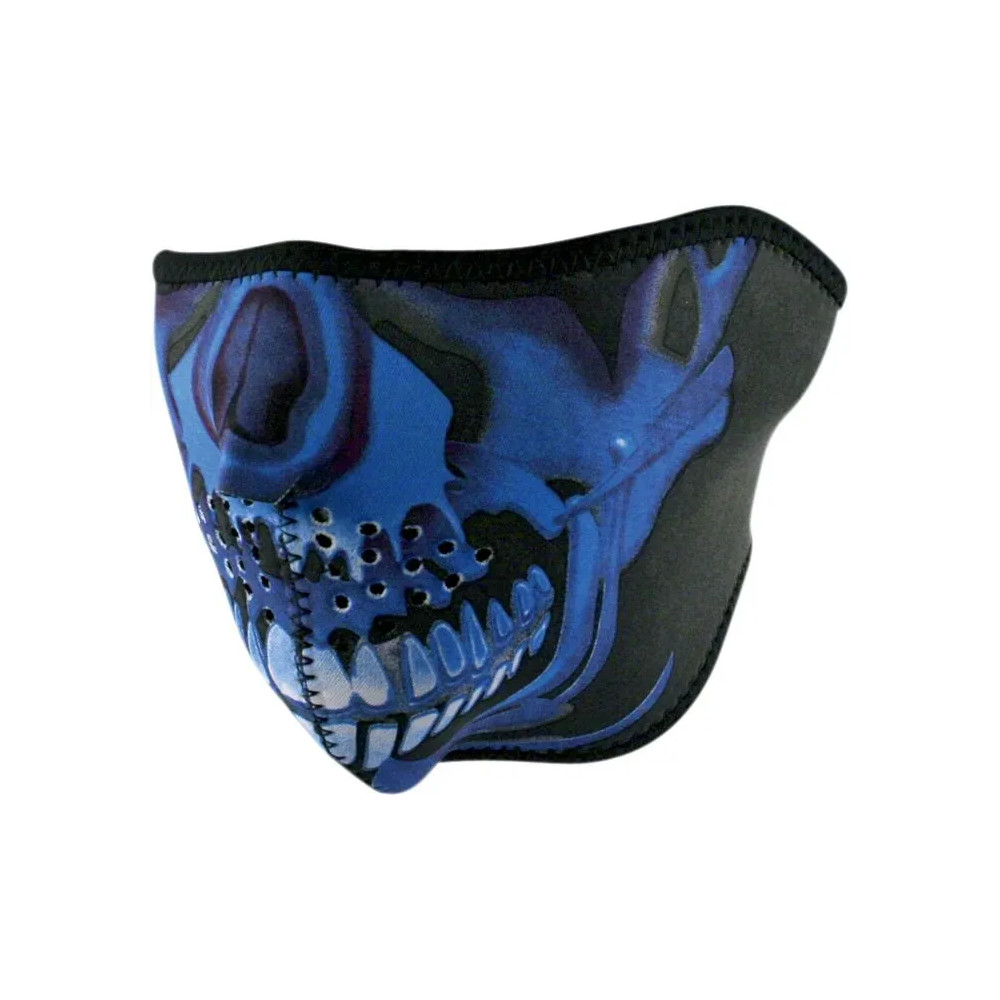 Neoprene Half Mask — One Size, Black, Blue