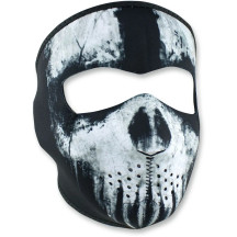Neoprene Full-Face Mask — One Size, Black, White