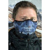Half Mask Midnight Skull — ZAN HEADGEAR, WNFM417H
