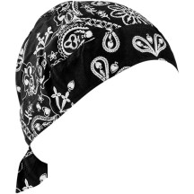 Road Hog Flydanna® Headwrap — One Size, Black, White